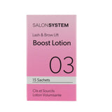 Salon System Lash & Brow Lift Lotion Step 3 Sachets, Pack of 15