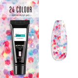 Glittery Builder UV Gel For Quick Extension 08 - Noble Queen