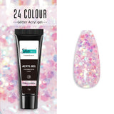 Glittery Builder UV Gel For Quick Extension 18 - Classy Goddess