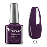 VENALISA Professional UV/LED Soak Off Nail Gel Polish Colour -7.5ml