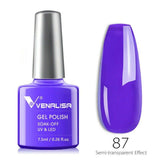VENALISA Professional UV/LED Soak Off Nail Gel Polish Colour -7.5ml