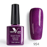 VENALISA Professional UV/LED Soak Off Nail Gel Polish Colour -7.5ml