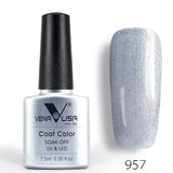VENALISA Professional UV/LED Soak Off Nail Gel Polish Colour -7.5ml