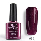 VENALISA Professional UV/LED Soak Off Nail Gel Polish Colour -7.5ml
