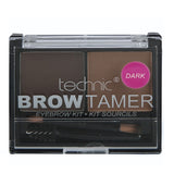 Technic Eyebrow Kit Set Brow Powder & Wax Palette Dark