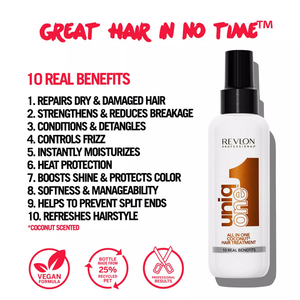 Revlon Uniq 1 All In One Hair Treatment Coconut Fragrance