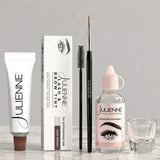 Julienne Professional Tinting Eyelash & Eyebrow Dye Tint Lash Kit DARK BROWN