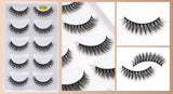 5 Pair 3D Mink False Strip Eyelashes Long Thick Soft Fake Eye Lashes