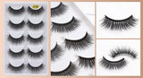 5 Pair 3D Mink False Strip Eyelashes Long Thick Soft Fake Eye Lashes