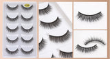 5 Pair 3D Mink False Strip Eyelashes Long Thick Soft Fake Eye Lashes