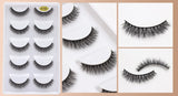 5 Pair 3D Mink False Strip Eyelashes Long Thick Soft Fake Eye Lashes