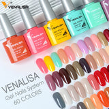 VENALISA Professional UV/LED Soak Off Nail Gel Polish Colour -7.5ml