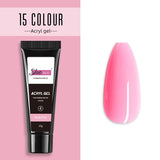 Poly Builder Gel Jelly Crystal Nail Art Glue Quick Extension by Sheroz