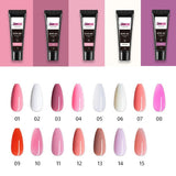 Poly Builder Gel Jelly Crystal Nail Art Glue Quick Extension by Sheroz