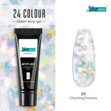 Glittery Builder UV Gel For Quick Extension 09 - Charming Princess