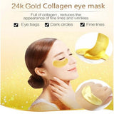 24K Under Eye Treatment Patches, Natural Gel Eye Masks - 15 PAIR