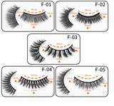 5 Pair 3D Mink False Strip Eyelashes Long Thick Soft Fake Eye Lashes