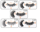 5 Pair 3D Mink False Strip Eyelashes Long Thick Soft Fake Eye Lashes