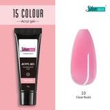 Poly Builder Gel Jelly Crystal Nail Art Glue Quick Extension by Sheroz