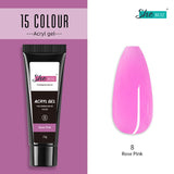 Poly Builder Gel Jelly Crystal Nail Art Glue Quick Extension by Sheroz