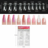 Poly Gel DIY Nail 100 Nail Tips Extension Jelly Crystal Nail Art