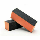 Nail Buffer Acrylic Sanding Block Files ORANGE 100/180 Grit