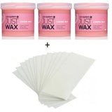 Salon System Just Wax Hair Removal Wax - Cream + Strips Bundle