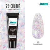 Glittery Builder UV Gel For Quick Extension 17 - Emerald Youth