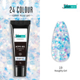 Glittery Builder UV Gel For Quick Extension 19 - Naughty Girl