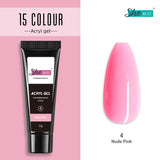 Poly Builder Gel Jelly Crystal Nail Art Glue Quick Extension by Sheroz