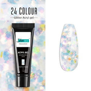 Glittery Builder UV Gel For Quick Extension 09 - Charming Princess