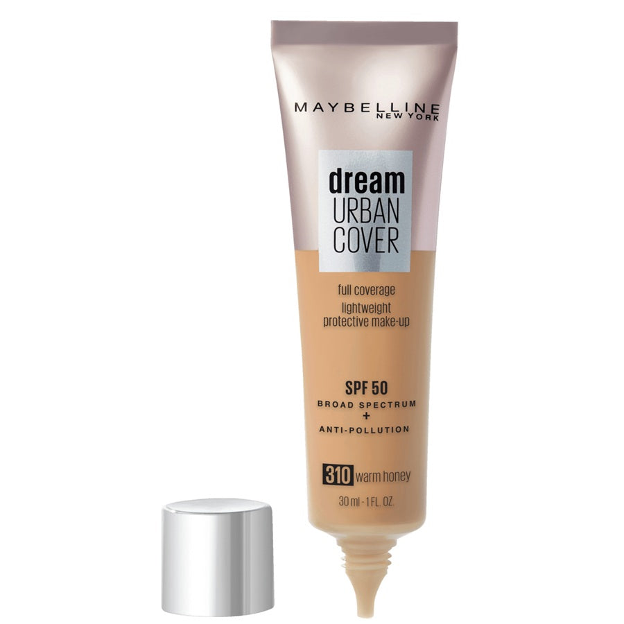 Maybelline Dream Urban Cover All-In-One Protective Makeup SPF 50 310 Warm Honey