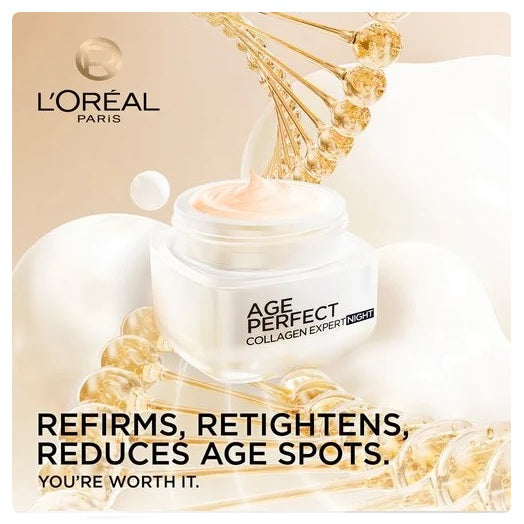 L’Oréal Paris Age Perfect Collagen Expert Retightening Night Cream 50+