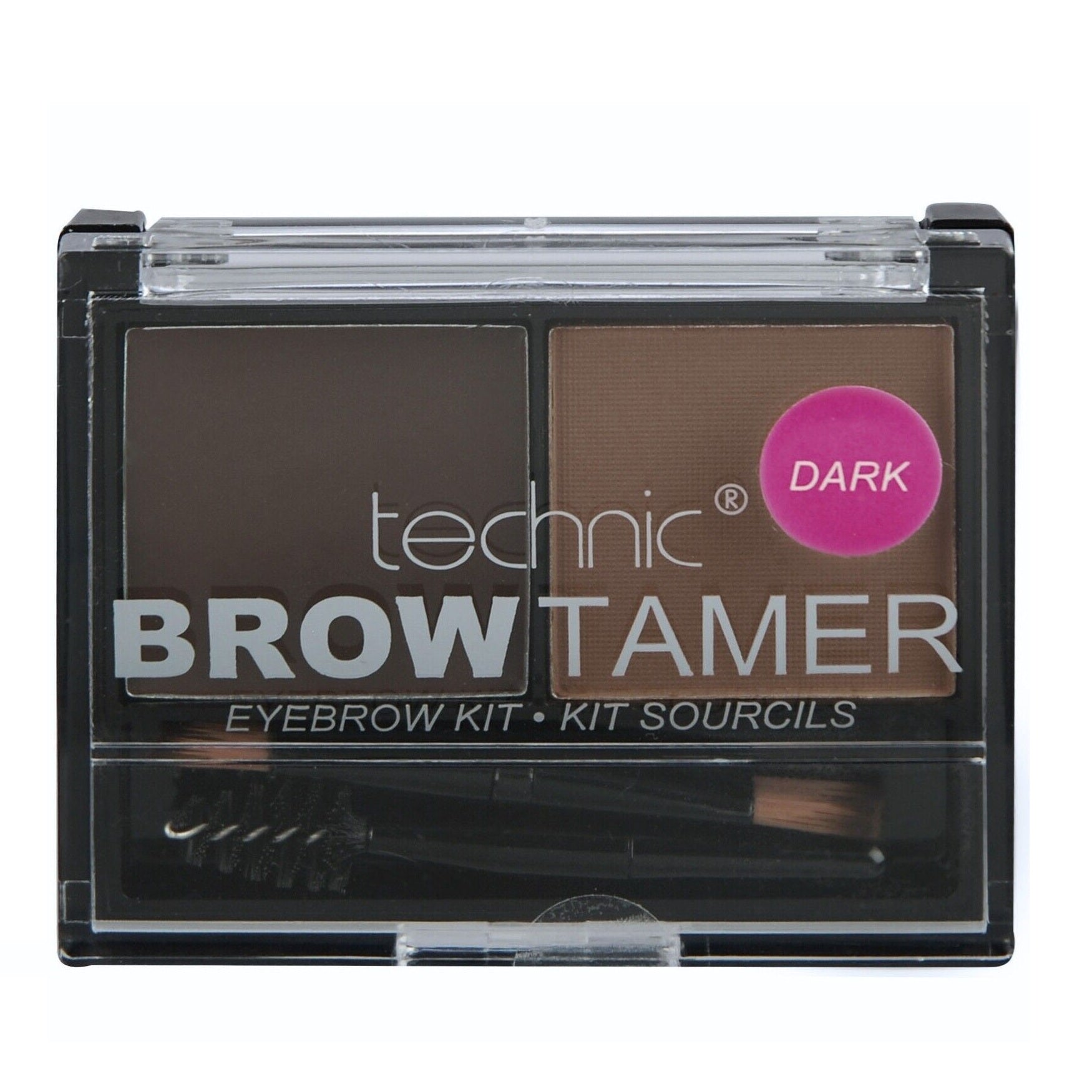 Technic Eyebrow Kit Set Brow Powder & Wax Palette Dark