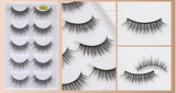 5 Pair 3D Mink False Strip Eyelashes Long Thick Soft Fake Eye Lashes