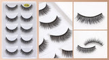 5 Pair 3D Mink False Strip Eyelashes Long Thick Soft Fake Eye Lashes