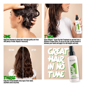 Revlon Uniq 1 All In One Hair Treatment Green Tea