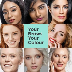 Julienne Brow Tint Kit Sensitive - Light Brown