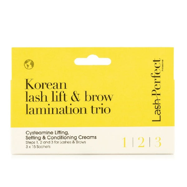 Lash Perfect Korean Lash Lift Trio with Cysteamine Formula