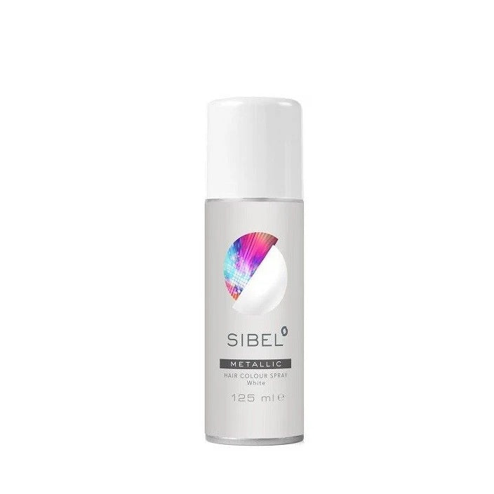 Sibel Hair Colour Spray Metallic White 125ml
