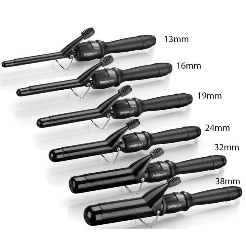 BaByliss Pro Keramik-Dial-a-Heat Lockenstab 16 Mm – Mit 25 Temperatureinstellungen, Für Voluminöse Locken