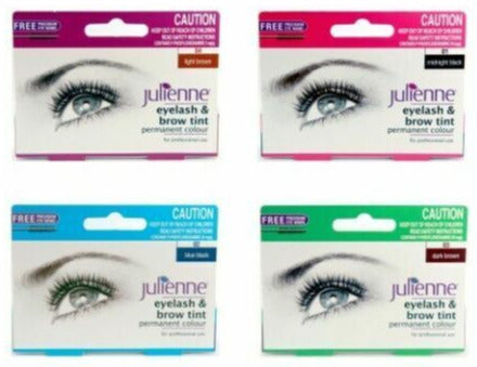 Julienne Professional Tinting Eyelash & Eyebrow Dye Tint