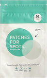 Classic Invisible Hydrocolloid Acne Absorbing Pimple Patches, Pimple Spot Treatment, Blemish Patches, Fast Acting, Vegan & Cruelty Free - 36 Pimple Patches