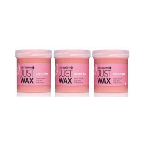 Salon System Just Wax Hair Removal Wax - Cream - PACK OF 8