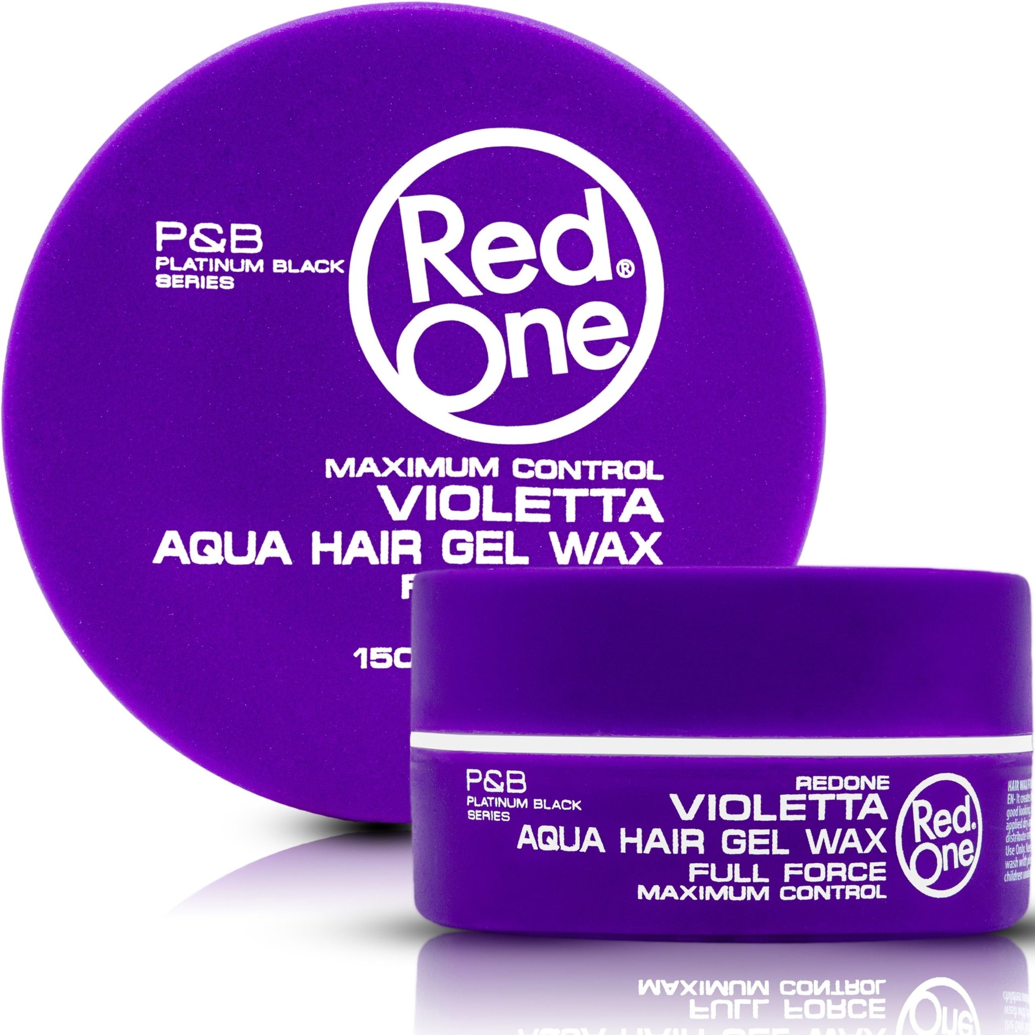 RED ONE Aqua Hair Gel Wax Full Force Maximum Control 150ML - VIOLETTA