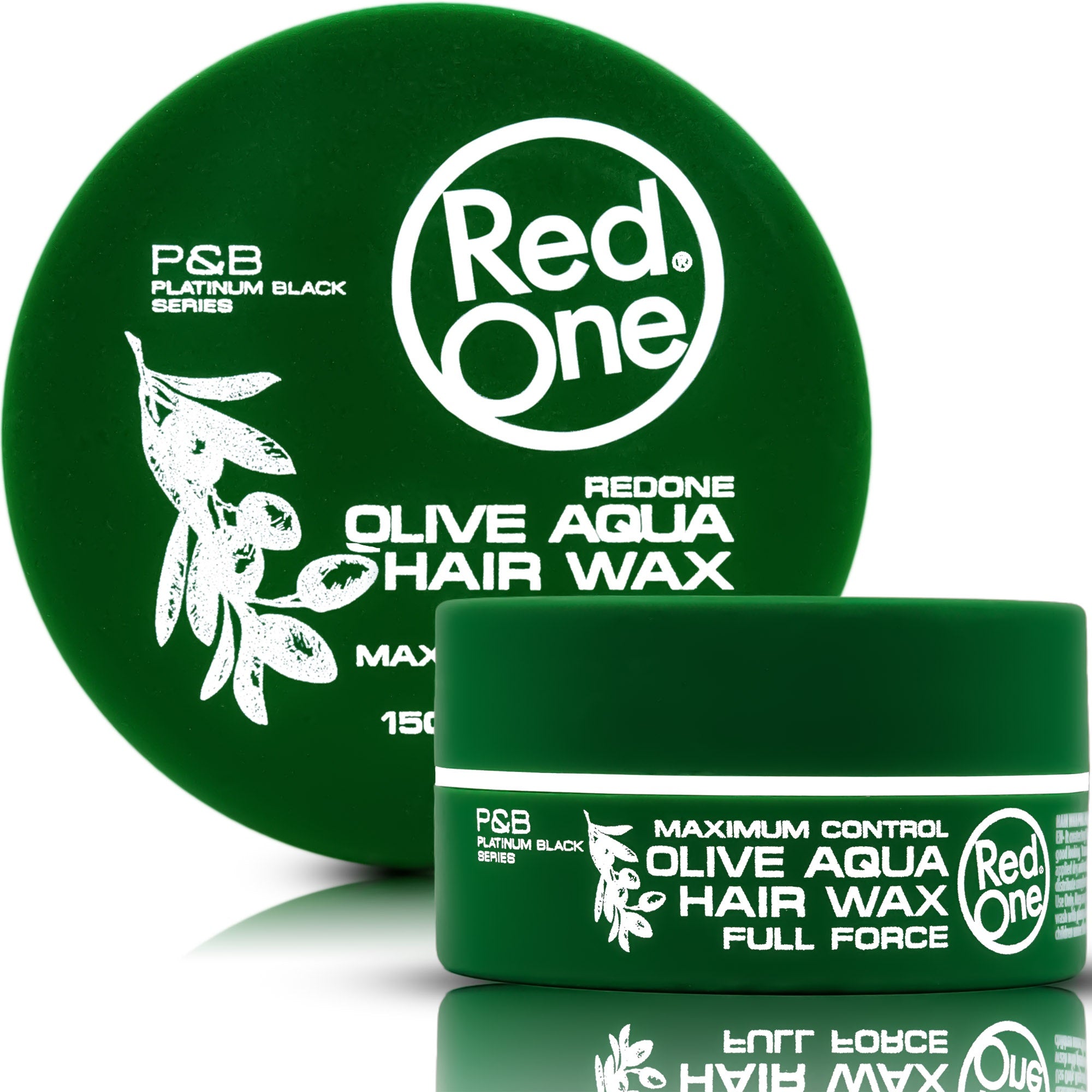 RED ONE Aqua Hair Gel Wax Full Force Maximum Control 150ML - OLIVE AQUA