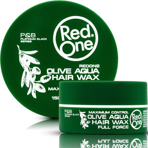 RED ONE Aqua Hair Gel Wax Full Force Maximum Control 150ML - OLIVE AQUA