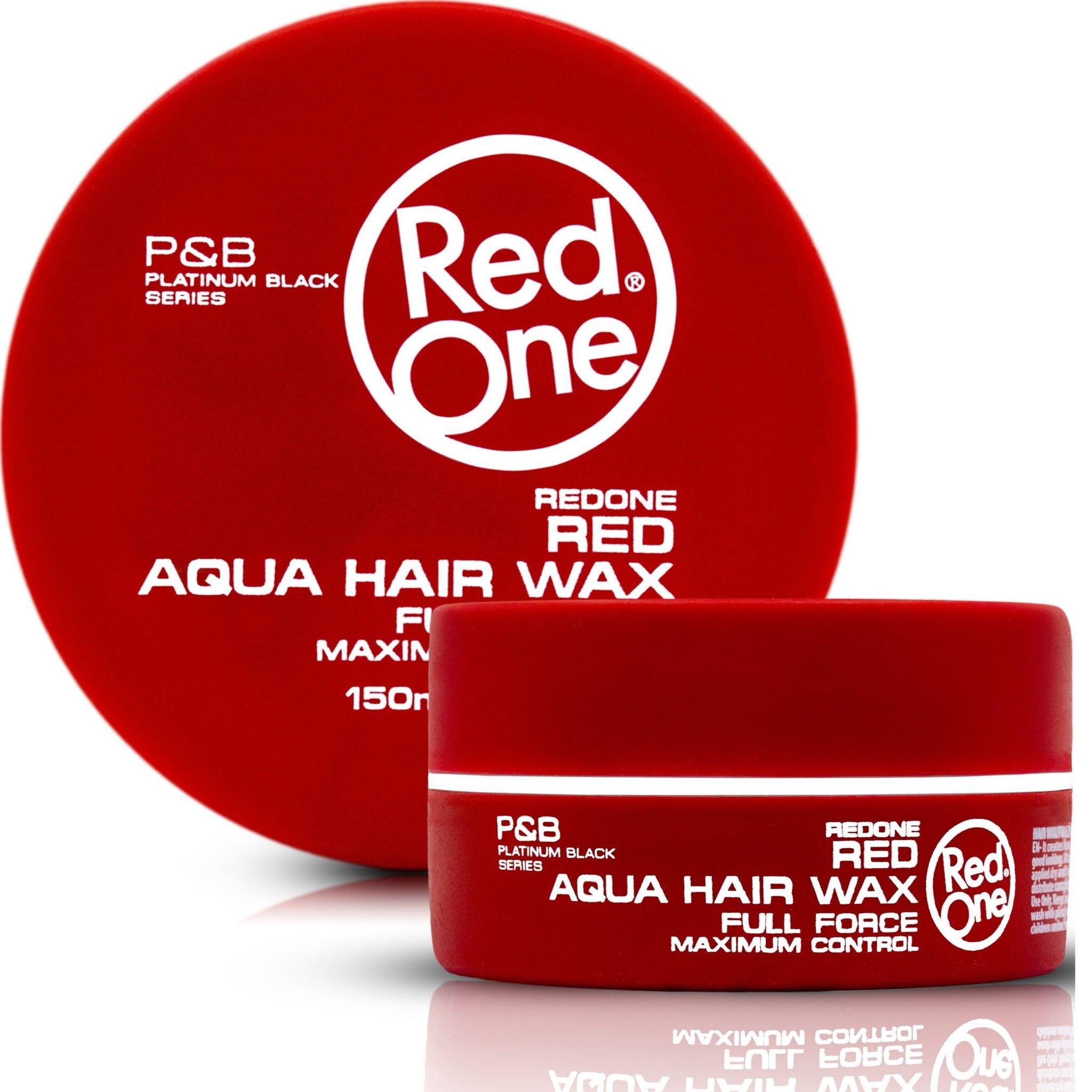 RED ONE AQUA HAIR GEL WAX FULL FORCE MAXIMUM CONTROL 150ML