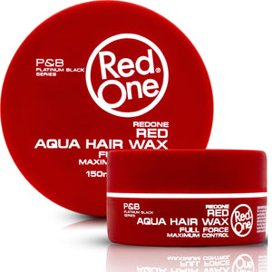 RED ONE AQUA HAIR GEL WAX FULL FORCE MAXIMUM CONTROL 150ML