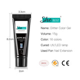 Poly Builder Gel Jelly Crystal Nail Art Glue Quick Extension by Sheroz